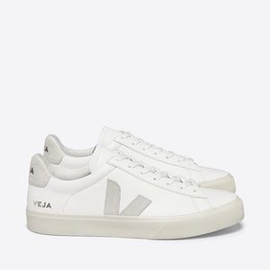 VEJA CAMPO CHROMEFREE LEATHER WHITE NATURAL - size women’s 9, EUR 40